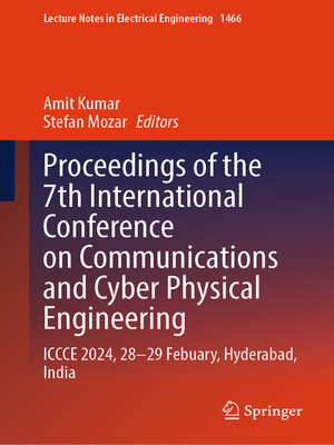 cover image of Proceedings of the 7th International Conference on Communications and Cyber Physical Engineering